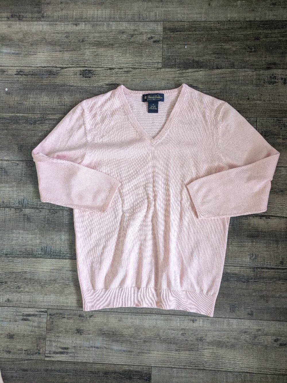 Vintage silk blend baby pink top